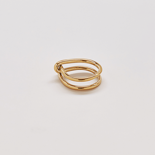 Gold Double Knot Ring